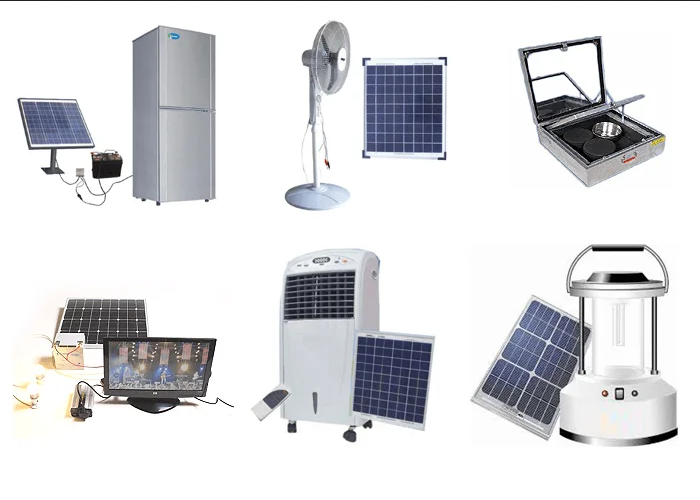 Picture Showing SOlar Powered appliances
