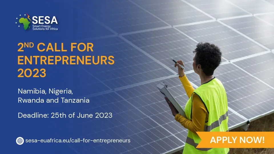 2nd SESA Call for Entrepreneurs 2023” is open