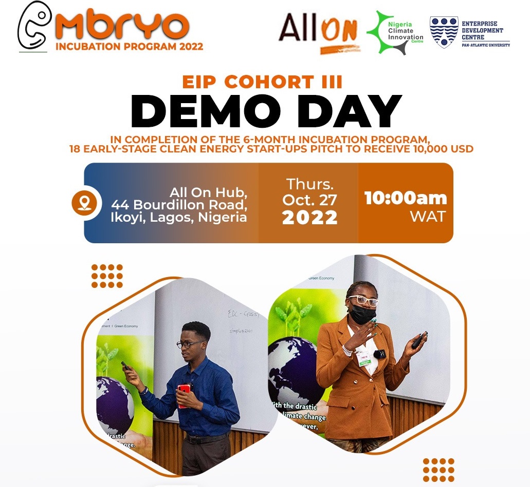 Demo Day 2022 Embryo Incubation Program 2022